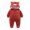 Red, variant on GCETTIC Newborn Baby Snowsuit Bear Outfit Footie Romper Winter Thick Fleece Jumpsuit Infant Coat for Girls Boys 6-9 Months