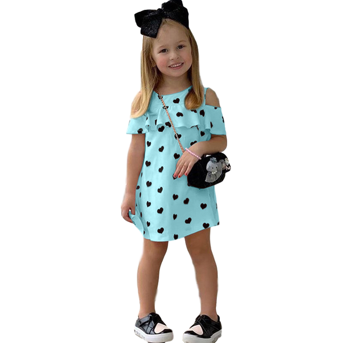 kids off the shoulder dresses