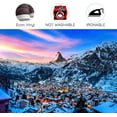 thumbnail image 3 of 7 x 5 ft Winter Mountain Village Matterhorn Photoshoot Backdrop Natural Scenery Austria Hallstatt Alps Mountain Background for Party Decor Winter Holiday Christmas Photoshoot Studio Booth Props, 3 of 5