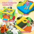 thumbnail image 6 of Costway Inflatable Bounce House with 480W Blower Slide Jumping Area & Basketball Hoop, 6 of 10