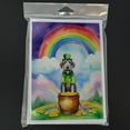 thumbnail image 3 of Irish Wolfhound St Patrick's Day Greeting Cards Pack of 8 7 in x 5 in, 3 of 3