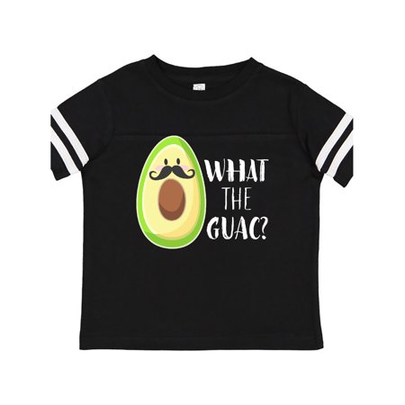 

Inktastic What the Guac Avocado with Mustache Gift Toddler Boy or Toddler Girl T-Shirt