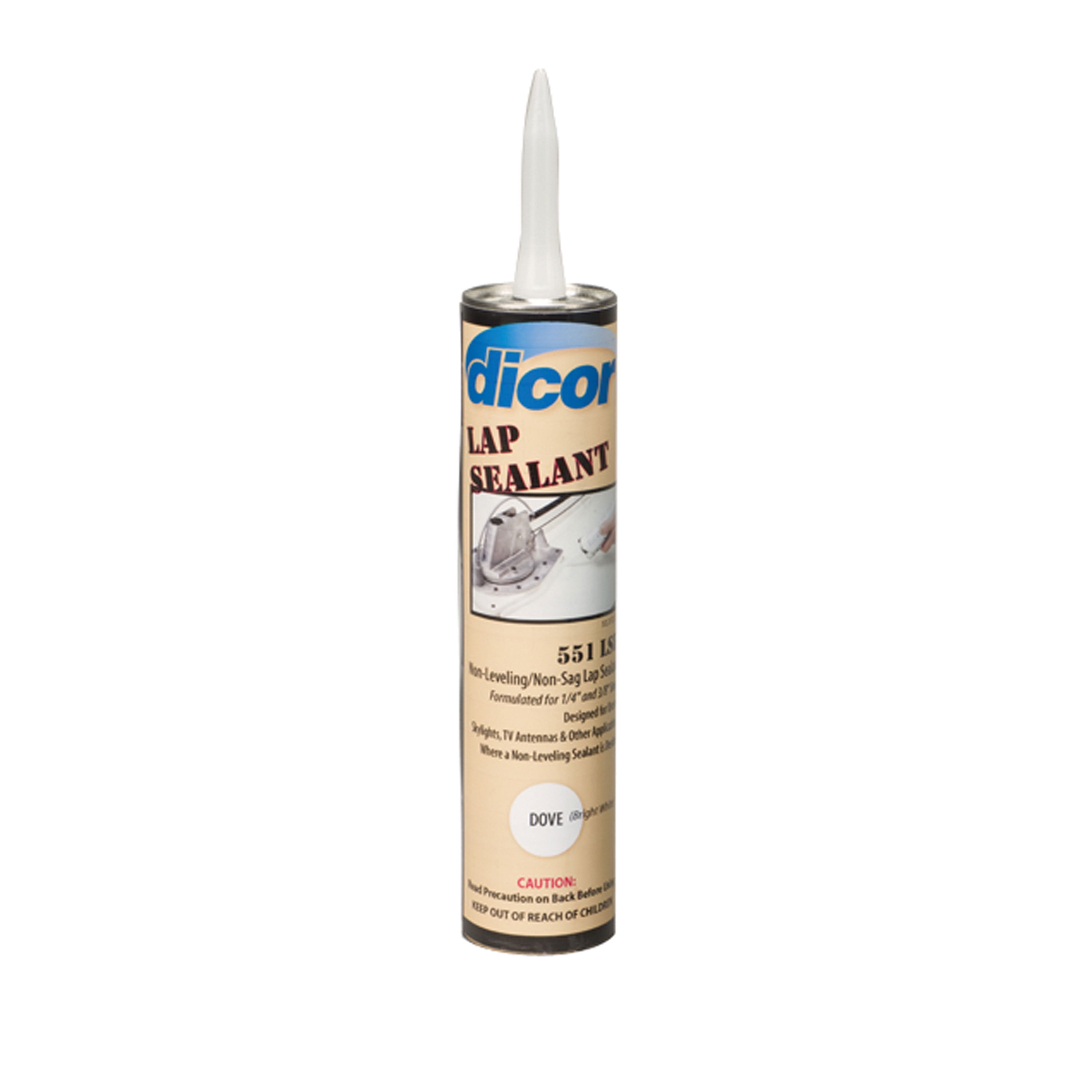 DICOR NONLEVELING/NONSAG LAP SEALANT WHITE