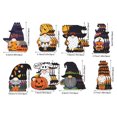 thumbnail image 2 of Mini Home Decorations 3-4in 24pcs Halloween Decorative Wooden Pendants Party Basswood, 2 of 17