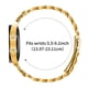 thumbnail image 4 of For Verizon GizmoWatch 2 Stainless Steel Strap Crown Shape Rhinestone Decor Watch Band - Black, 4 of 4