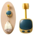 thumbnail image 3 of 4x Soporte Para Cabezal De Ducha Soporte De Plástico Ajustable Soporte De Succión Amarillo Azul, 3 of 8