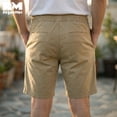 thumbnail image 3 of Short Bermuda Hombre Moda Casual Playa Algodón beige Chico, 3 of 6