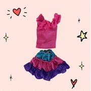 Lol Surprise doll OMG Bartz Outfit Bright Colorful Flamenca Dress Skirt Shirt Top Spanish