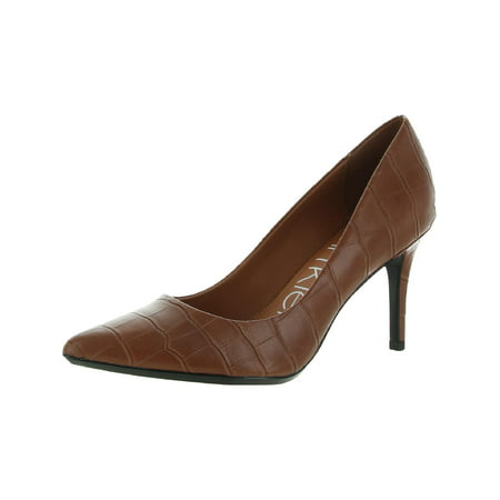 UPC 194060223049 product image for CALVIN KLEIN Womens Brown Gel Pod Insert Cushioned Gayle Stiletto Slip On Pumps  | upcitemdb.com
