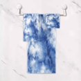 thumbnail image 5 of 3 Piece Bath Towels Set Bath Towel, Hand Towel and Face Towel for Bathroom, Gym, Hotel Blue Tie-dye Pattern, 5 of 8