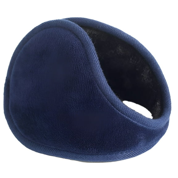 LAMIRO Ear Muffs For Winter Men Women, Fleece Ear Warmers Winter Warm Earmuffs For Cold Winters Adjustable - Blue