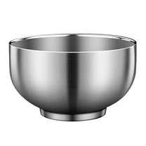 LOLIPPYY Stainless Steel Noodle Bowl for Home Use Silver Soup Salad and Snack Serving Bowl