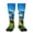 2 Black-2, variant on Grazing Cows Mountain View Knee Socks, High Socks Long Stretchy Sock Women Knee High Stocking, Long Socks for Women