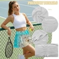 thumbnail image 6 of Yuyamidu Starfish Shell Women's Tennis Skirt Seaside High Waist Athletic Golf Skort Skirts Summer Workout Running Skorts Built in Shorts with Pockets Size S, 6 of 7