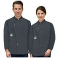 thumbnail image 3 of Unisex Men's Long Sleeve Chef Coat Jacket Women Kitchen Restaurant Cooking Work Chef Uniformss Shirt Tops, 3 of 4