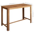 thumbnail image 2 of vidaXL 27.6 in Multifunction Solid Acacia Wood with Oil Finish Patio Bar Table, 2 of 5