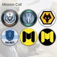thumbnail image 2 of Broche de hojalata con diseño de Call of Duty, juego bidimensional de anime, insignia, charretera, bolso colgante, 2 of 2