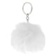 thumbnail image 5 of de Piel de Artificial, Anillode Llave Colgante para Mujer Chica Accesorios de Teléfono Coche Bolsos Blanco Salvador Llavero bola de piel, 5 of 6