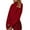 Brick Red, variant on Wdgfv Women's Lightweight V-Neck Cotton Striped Pullover Top Women's Oversized Knit Pullover Sweater Soft Cozy Comfort Winter Fall Daily