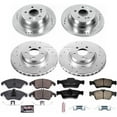 thumbnail image 3 of PowerStop Front and Rear Z23 Evolution Sport Carbon-Fiber Ceramic Brake Pad and Drilled & Slotted Rotor Kit Fits: MERCEDES-BENZ Select Models K7612, 3 of 3