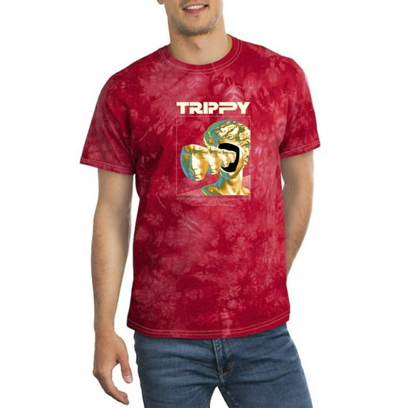 Modern Davidtechno Style Tie Dye Crystal Men -Image by Shutterstock, Male Medium