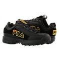 thumbnail image 3 of Fila Disruptor Ii Patches Mens Shoes Size 12, Color: Black/Yellow, 3 of 4