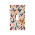 thumbnail image 2 of Switch Panel Switch Decoration 2.76x4.53x0.28 Inches Unused Outlet Cover Switch Plate Wall Plates Living Room Kitchen Bedroom Study Switches Colorful Butterfly, 2 of 8
