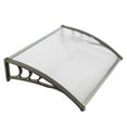 thumbnail image 3 of UBesGoo 39"x29" Patio Window Awning Front Door Canopy White & Gray Bracket, 3 of 8
