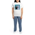 thumbnail image 4 of CafePress - Cat Bride Women's Light Pajamas - Women's Short Sleeve Print T-Shirt and Pants Light Cotton Pajama Set, 4 of 7