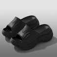thumbnail image 2 of IUJSOY Sandals for Women 2025 Fashion Platform Slides Lightweight Chunky Slip on Shoes Wedges Heels, 2 of 8