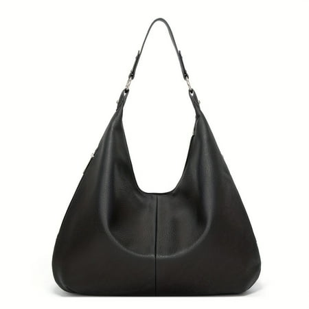 JUYGO Vintage Chic Hobo Leather Tote - Spacious & Durable Vegan Bag - Stylish Shoulder or Underarm Purse for Women