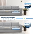 thumbnail image 5 of Double Layer Sofa Cushion Couch Support for Sagging Cushions Set of 3, 5 of 8
