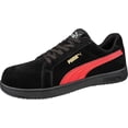 thumbnail image 1 of Zapatos PUMA Iconic Suede Low ASTM Eh Sr para hombre negro/rojo-13W, 1 of 4