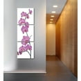 thumbnail image 2 of Epic Graffiti  3 piece "Orchid" Acrylic Wall Art, 20" x 60", 2 of 3