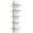 White-5 Tier|31" Height, variant on 5 Tier Wall Shelf Unit  Small White Vertical Floating Shelf-narrow Decorative Mount Modern Decor Shelves For Bedrooms Living Rooms