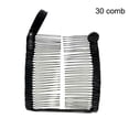thumbnail image 4 of Pinza para el pelo vintage Xihbxyly para mujer accesorio navideño peine elástico tipo banana, 4 of 7