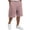 BO18_Deep Red, variant on Mens Baggy Sweat Shorts Cotton Under Knee Length Loose Plaid Short Y2K Style Basketball Deep Red S