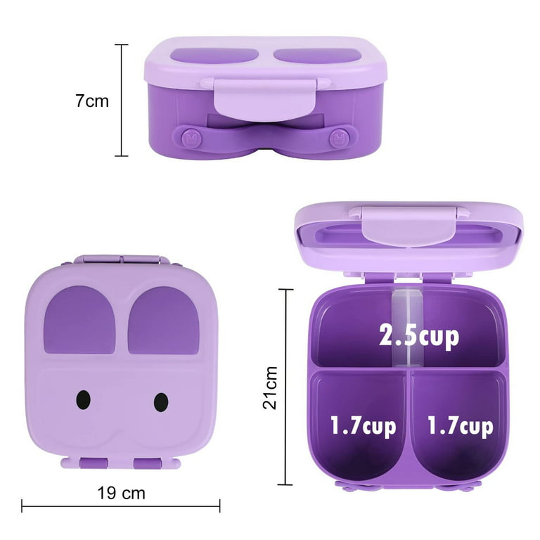 Lunch Box for Kids Lunch Containers Cute Box Bpa Free Snack Containers  Plastic Lunchboxes Kids School Lunch Box Tasty 