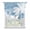 Blue, White, Gray, variant on Summer Palm Trees Tie Up Curtains for Kitchen Windows,Adjustable Rod Pocket Valance 63 Inch Long, Tropical Beige Shabby Abstract Art Beach Window Treatment Balloon Roman Blind Shade, 52" x 63"