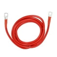 thumbnail image 1 of Cables de inversor de batería marina Unique Bargains 8AWG 5/16 pulgadas, cable de cobre robusto para batería, 1 pieza, rojo, 6 pies, 1 of 7