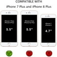 thumbnail image 2 of AmPm Étui pour iPhone 7 / iPhone 8, Étui Mate Translucide avec Bords Rouges Doux, Antichoc et Anti-Chute, Conçue pour iPhone iPhone 7 / iPhone 8, 2 of 8