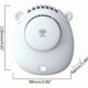 thumbnail image 2 of Neck Fan, Portable Neck Fan, Hands-Free Neck Fan, USB Rechargeable Pocket Fan 1200mAh, 3 Speeds, 2 of 4