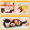 Mogutou Play Food Kitchen Toys for Toddler Kids Girls Boys, Pretend