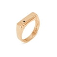 thumbnail image 1 of LBG British Made 10k Rose Gold Natural Sapphire Mens Band Ring - 25 size options - Size 10.5, 1 of 6