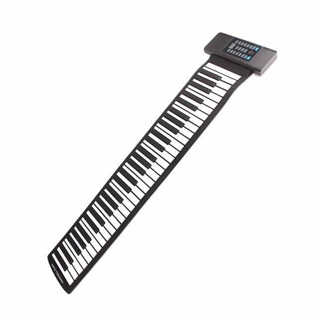 Piano enrollable portátil, Piano enrollable manual de 61 teclas, Piano de viaje, calidad superior