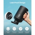 thumbnail image 5 of Half Gallon 64oz Water Bottle with Handle,Double Wall Vacuum Insulated Large Water Jug,Stainless Steel Water Bottle Flask,Gym Water Bottles For Men with Straw Spout  Strap,Black, 5 of 6
