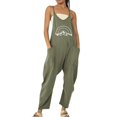 thumbnail image 1 of B91xZ Salopette Décontractée Ample pour Femmes Super Confortable en Denim Extensible, AG 3TG, 1 of 5