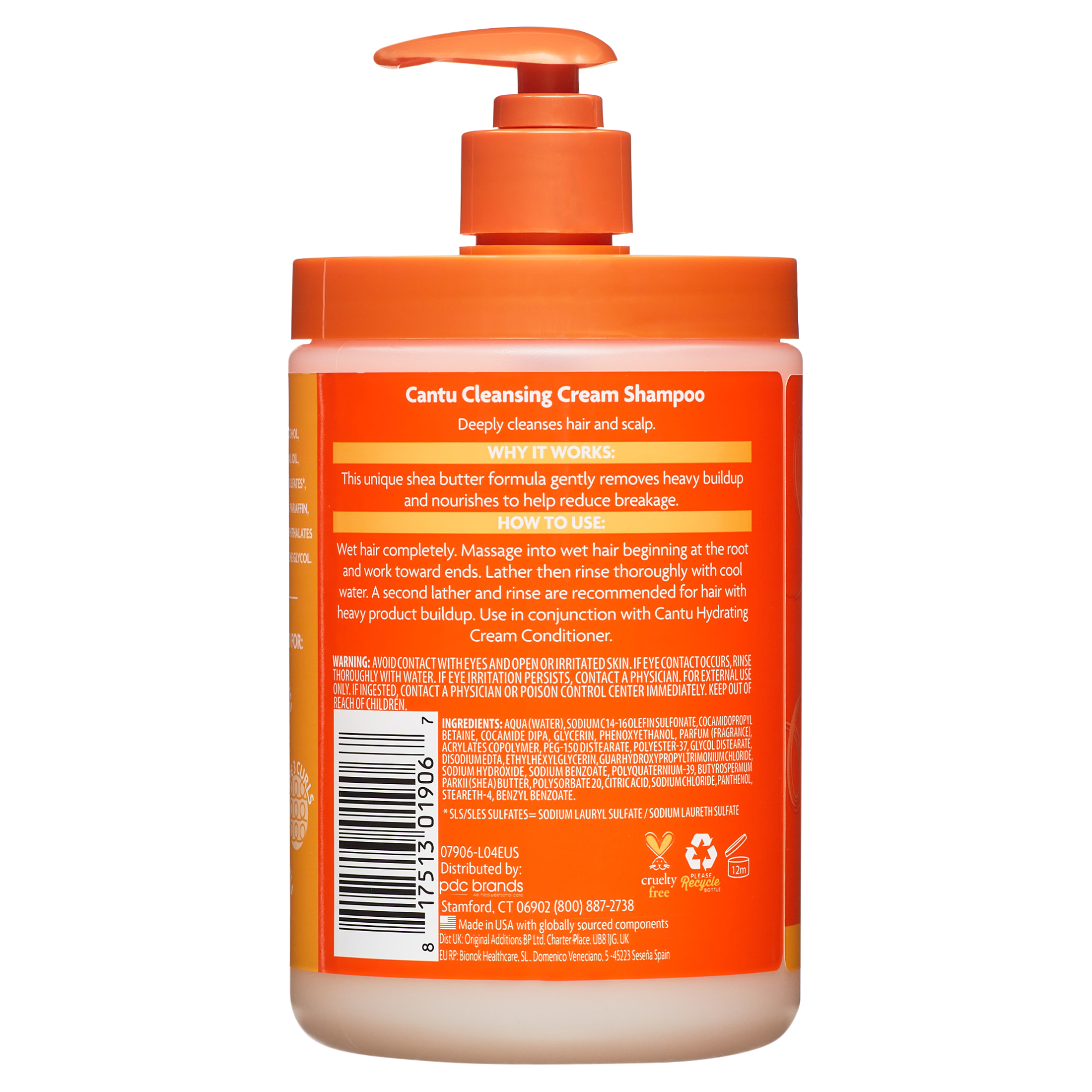 Cantu Sulfate-Free Cleansing Cream Shampoo for Natural Hair, Sulfate-Free with Shea Butter, 25 fl oz. - image 11 of 12