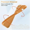 thumbnail image 2 of Case for iPhone 11 Case, Luxury Plating Rose Gold Edge, Cute Slim Soft TPU Bumper Cover Full Camera Protection Shockproof Protective Phone Case for iPhone 11 6.1", Brown, 2 of 15
