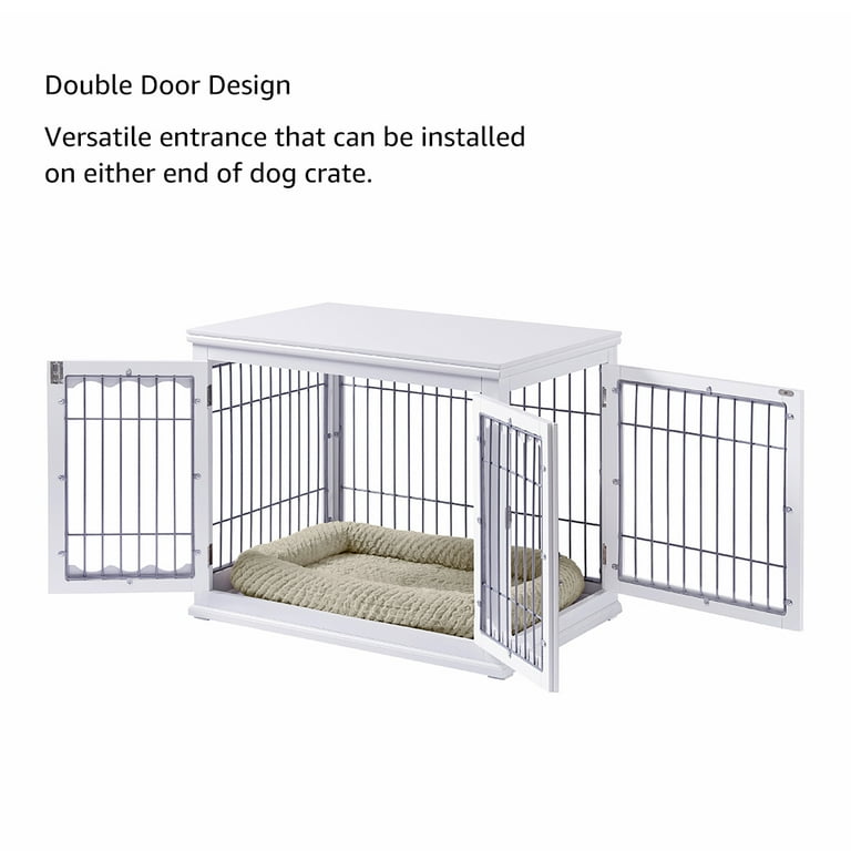White dog cages cheap